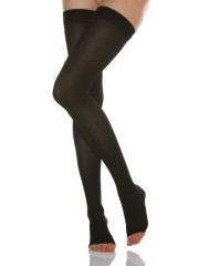 Релаксан чулки на рез. открыт. носоком 22-27мм К2 р.4 черный (1470S)