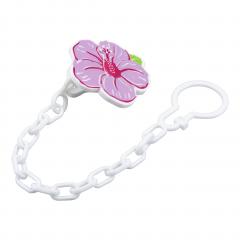 Курносики прищепка-держатель д/соски/пустышки Цветочек 19588