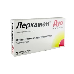 Леркамен Дуо таблетки покрытые оболочкой 10мг + 20мг №28