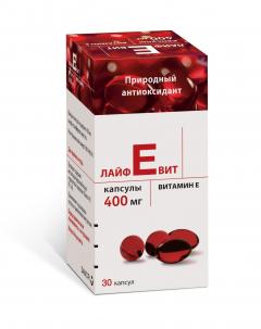 ЛайфЕвит капсулы 400мг №30