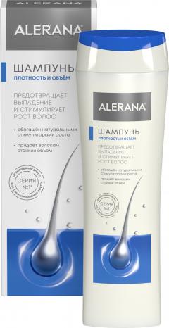 Алерана шампунь Плотность и Объем 250мл