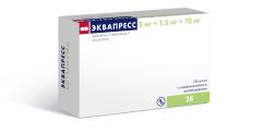 Эквапресс капсулы с модиф. высвоб. 5мг+1,5мг+10мг №28