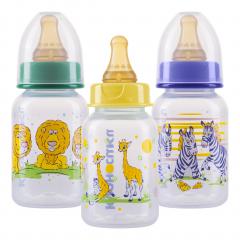 Курносики бутылочка 125мл+соска латекс 11144