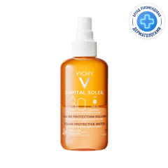 Виши Капитал Солей спрей солнцезащитный двухфазный активатор загара SPF30 200мл