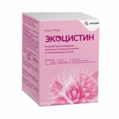 Экоцистин порошок для приготовления раствора внутрь 3000мг саше №20