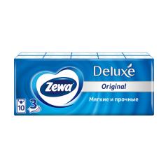 Зева Делюкс платочки бумажные №10х10