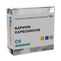 Бариум Карбоникум С-6 гранулы 10г