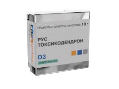 Рус токсикодендрон (Токсикодендрон кверцифолиум) D-3 гранулы 10г
