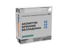 Аконитум+Бриония+Белладонна С6 гранулы 10г