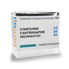 Спигелия+Сангвинария+Мениантес С6 гранулы 10г