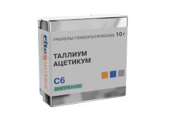 Таллиум Ацетикум С-6 гранулы 10г
