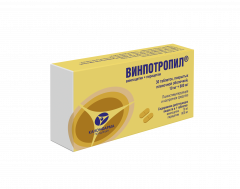 Винпотропил таблетки покрытые оболочкой 10мг+800мг №30