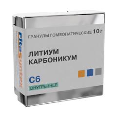 Литиум Карбоникум С-6 гранулы 10г