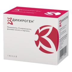 Дикироген порошок для приготовления раствора внутрь саше 4г №30