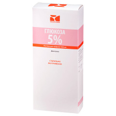 Глюкоза раствор для инфузий 5% 400мл Гротекс