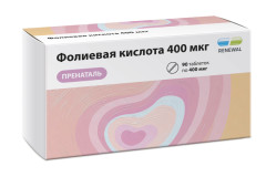 Фолиевая к-та Пренаталь Реневал таблетки 400мкг №90