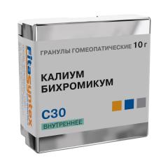 Калиум Бихромикум С-30 гранулы 10г
