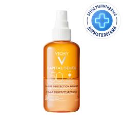 Виши Капитал Солей спрей солнцезащитный двухфазный активатор загара SPF50 200мл