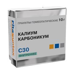 Калиум Карбоникум С-30 гранулы 10г