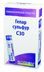 Гепар Сульфур С-30 гранулы 4г