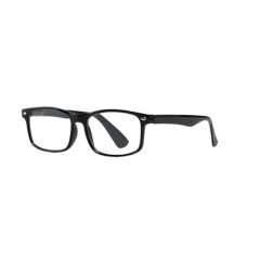 Очки округлые глянцевые черные/пластик -3,0 91001/4