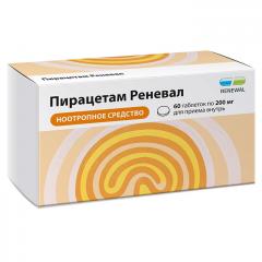 Пирацетам Реневал таблетки покрытые оболочкой 200мг №60