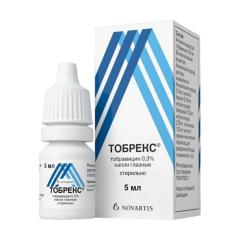 Тобрекс капли глазные 0,3% 5мл