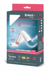 Би Велл Рехаб Чулки антиэмболические. 2кл. р.4 белый JW-224