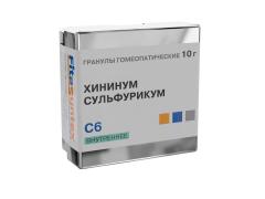 Хининум Сульфурикум С-6 гранулы 10г