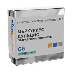Меркуриус Дульцис (Гидраргирум Хлоратум) С-6 гранулы 10г