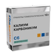 Калиум Карбоникум С-6 гранулы 10г