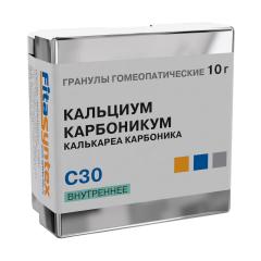 Кальциум Карбоникум Генеманни С-30 гранулы 10г