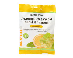 Доктор Тайсс леденцы Липа/лимон/вит. C 50г