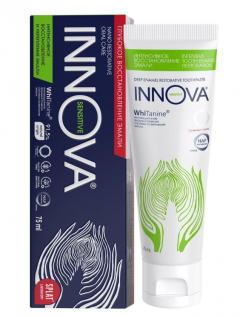Иннова Сенситив зубная паста Интенсивное восстановление эмали укрепляющая для чувствительных зубов75мл