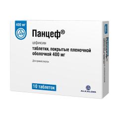 Панцеф таблетки покрытые оболочкой 400мг №10