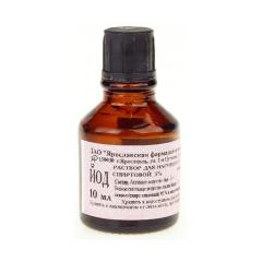 Йод раствор спиртовой 5% 10мл
