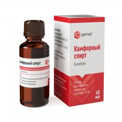 Камфорный спирт 10% 40мл
