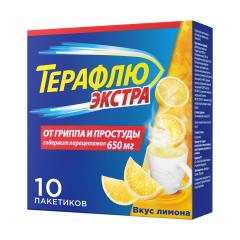 Терафлю порошок Экстра Лимон №10