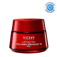 Виши Лифтактив Коллаген Специалист крем для лица ночной 50мл