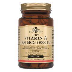 Солгар Витамин А таблетки 5000МЕ №100