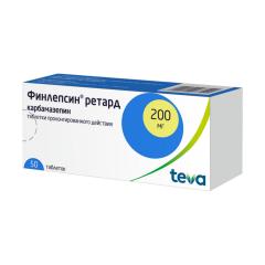 Финлепсин ретард таблетки 200мг №50