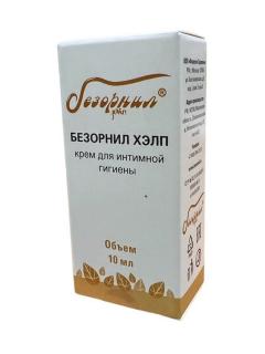 Безорнил Хелп крем для интимной гигиены 10г