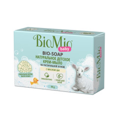 БиоМио Беби крем-мыло для детей с маслом Ши 90г