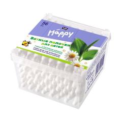 Белла ватные палочки д/младенцев/детей ромашка №56