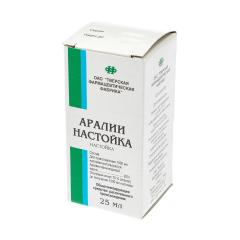 Аралия настойка 25мл