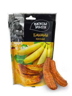 ВкусыМира бананы вяленые 100г