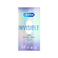 Дюрекс презервативы Invisible (ультратонкие) Extra Lube №12
