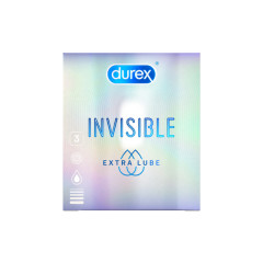 Дюрекс презервативы Invisible (ультратонкие) Extra Lube №3