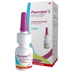 Риалтрис спрей назальный 25мкг+600мкг/доза 120доз