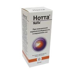 Нотта капли гомеопатические 50мл